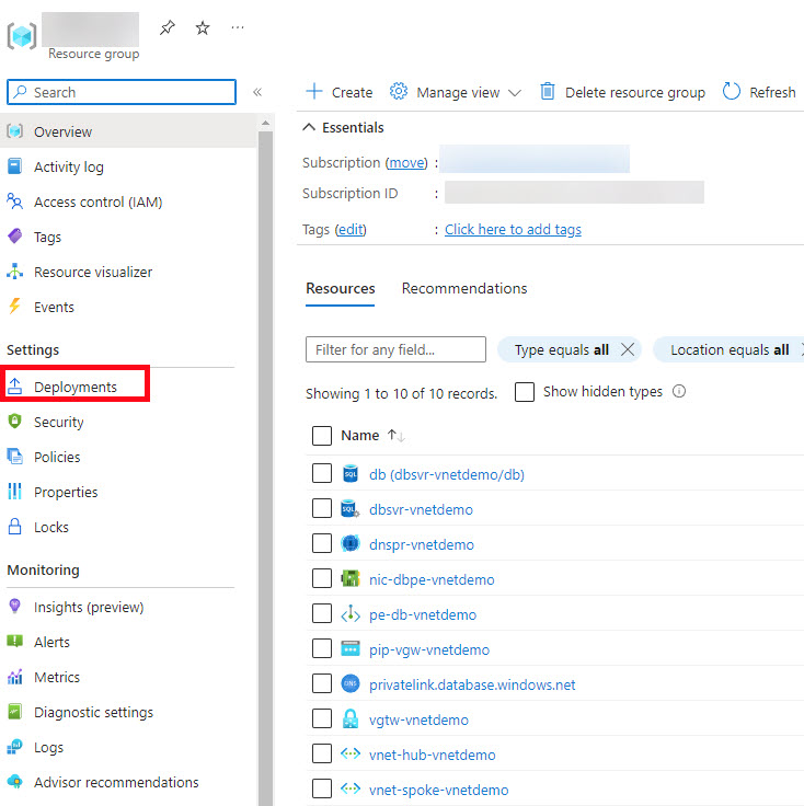 Screenshot of Azure Signin