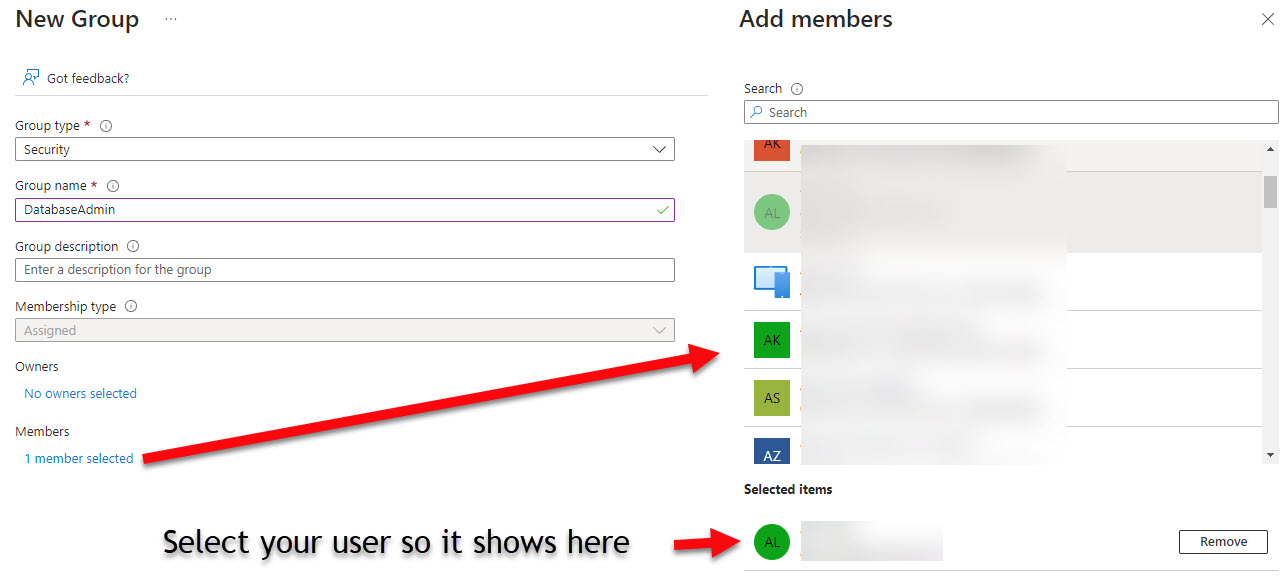Screenshot of Azure Signin