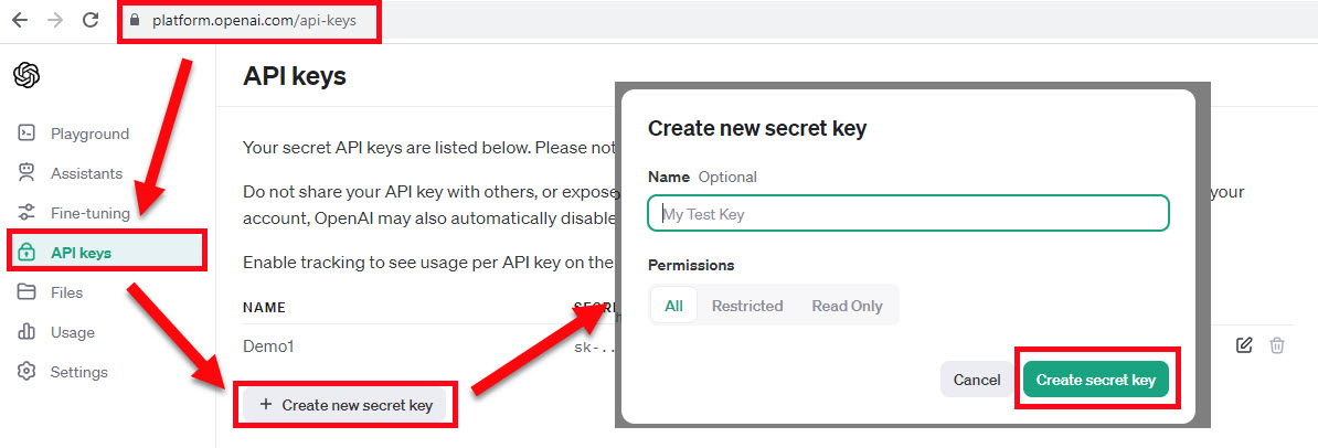 OpenAI key