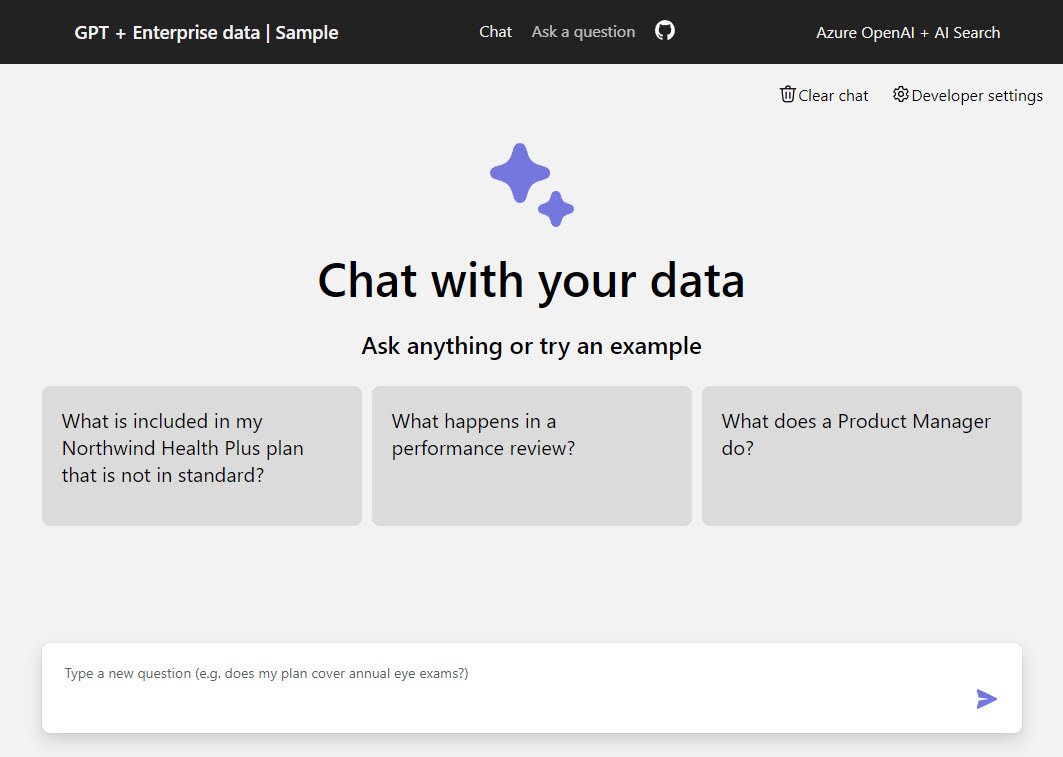 Chat page