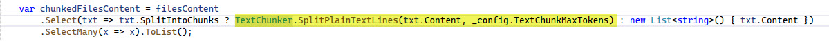 TextChunker usage