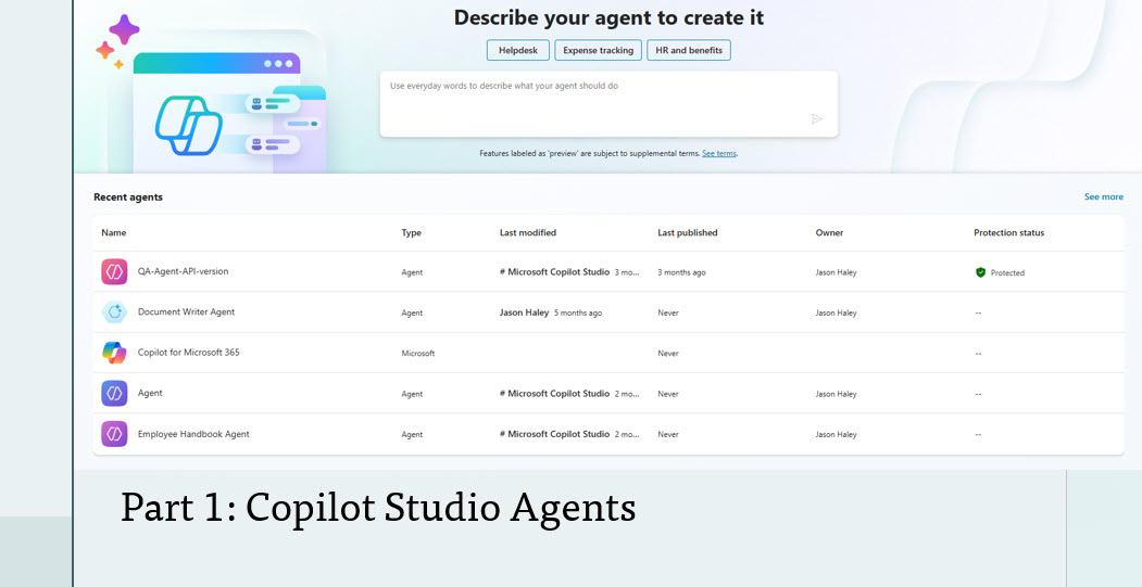 Copilot Studio Agents